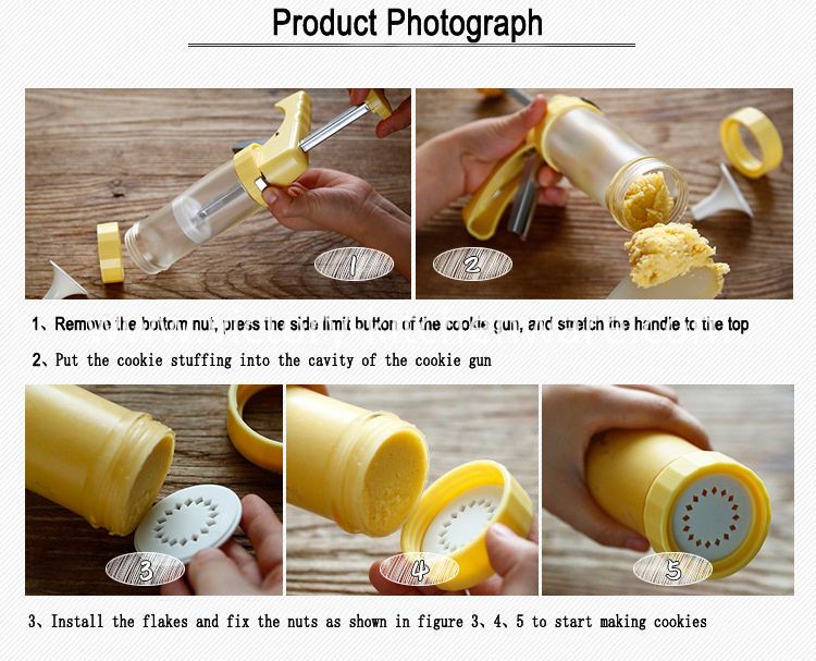 multi-function cookie gun multi-function cookie gun